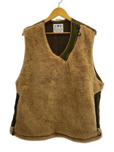 COMFY OUTDOOR GARMENT◆フリースベスト/L/ポリエステル/CML/無地/SOLID VEST/CMF2102-J20C