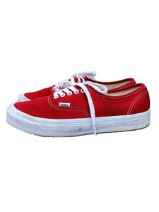 VANS◆vault OG Authentic LX/27.5cm/RED/キャンバス/VN0A4BV905D