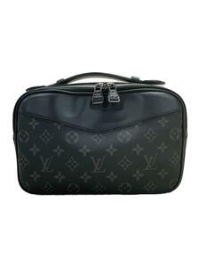 LOUIS VUITTON◆バムバッグ_モノグラム・エクリプス_BRW/PVC/BLK/総柄