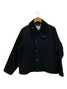 Barbour◆ジャケット/36/ウール/BLK/無地/222MCAS004