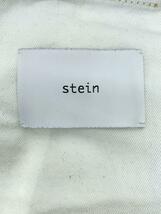 stein◆22SS/Leather Combination Denim/ボトム/XS/デニムパンツ/BLK/ST.362_画像4