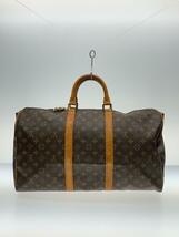 LOUIS VUITTON◆キーポル・バンドリエール50/M41416/ボストンバッグ/モノグラム/PVC/BRW/LV_画像3