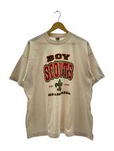 FRUIT OF THE LOOM◆BOY SCOUTS/Tシャツ/XXL/コットン/PNK/プリント_画像1