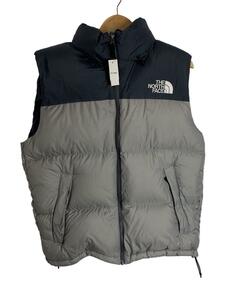 THE NORTH FACE◆NUPTSE VEST_ヌプシベスト/XL/ナイロン/GRY