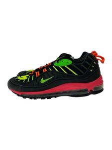 NIKE◆AIR MAX 98 NEON/エアマックスネオン/ブラック/CI2291-083/27.5cm/BLK