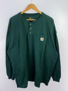 Carhartt◆長袖Tシャツ/-/コットン/GRN/K128HTG