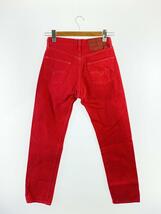 Levi’s◆ボトム/29/コットン/RED/無地/501-0127_画像2