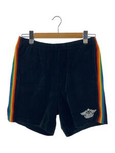 Supreme◆HYSTERIC GLAMOUR Velour SHORT/ショートパンツ/S/コットン/BLK/ショーツ