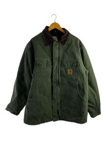 Carhartt◆03年製/トラディショナルコート/XL/コットン/KHK/無地/C26MOS