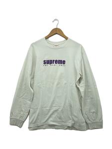 Supreme◆19SS/The Real Shit L/S Tee/L/コットン/WHT/プリント