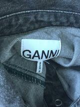 GANNI◆長袖シャツ/34/コットン/ブラック/741-433-00020_画像3