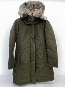 Woolrich◆ロングダウンジャケット/XS/コットン/KHK