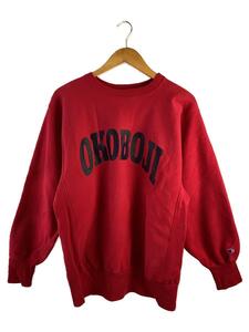 Champion◆OKOBOJI/REVERSE WEAVE/スウェット/XL/コットン/RED