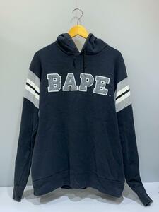 A BATHING APE◆パーカー/L/コットン/BLK