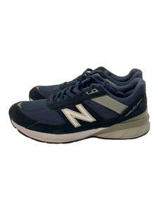 NEW BALANCE◆M990/ネイビー/Made in USA/28cm/NVY