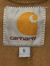 Carhartt◆Long Chore Coat/コート/S/コットン/ブラウン_画像3