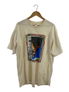 Supreme◆22SS/Mask Tee/Tシャツ/XL/コットン/CRM/若干のプリント割れ