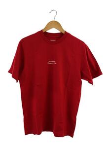 Supreme◆19SS/Qualite Tee compadnie de qualite/Tシャツ/S/コットン/RED/無地