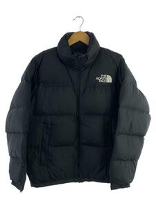 THE NORTH FACE◆NUPTSE JACKET_ヌプシジャケット/M/ナイロン/BLK/無地