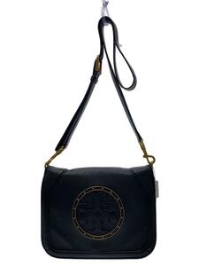 TORY BURCH◆ショルダーバッグ/レザー/BLK