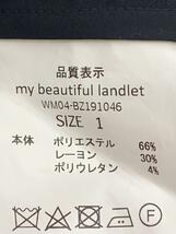 My Beautiful Landlet◆トレンチブルゾン/ジャケット/1/ポリエステル/WM04-BZ191046_画像4