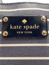 kate spade new york◆トートバッグ/-/NVY/ボーダー_画像5