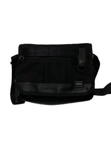 PORTER◆ショルダーバッグ/BLK/無地/703-06973/HEAT