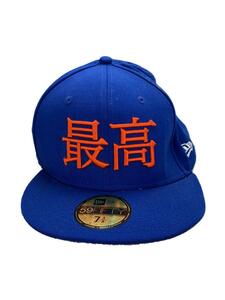 Supreme◆Kanji Logo New Era Cap/7 3/8/ウール/BLU/メンズ