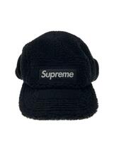 Supreme◆キャップ/-/ポリエステル/BLK/メンズ_画像1