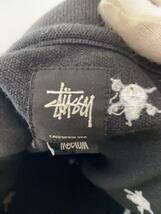 STUSSY◆ポロシャツ/M/コットン/BLK_画像3