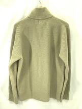 unfil◆blueface&cashmere half zip sweater/5/ウール/BEG/wofl-uu007//_画像2
