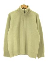unfil◆blueface&cashmere half zip sweater/5/ウール/BEG/wofl-uu007//_画像1