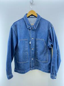 AURALEE◆WASHED HARD TWIST DENIM BLOUZON/Gジャン/M/4/デニム/IDG/A20SB06DM//