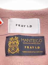 FRAY I.D◆コート/0/ウール/PNK/無地/FWFC205013/20AW/MANTECOノーカラーコート//_画像3