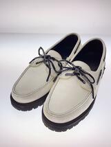 Paraboot◆MALO/デッキシューズ/UK9/ホワイト/レザー/095848/CERF.BLANC_画像2