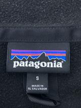 patagonia◆フリースジャケット/S/ポリエステル/BLK/無地/26171SP20//_画像3