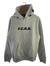 F.C.R.B.(F.C.Real Bristol)◆STAR APPLIQUE CLASSIC LOGO PULLOVER/パーカー/XL/コットン/GRY_画像1