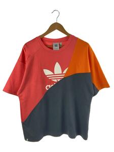 adidas◆Tシャツ/XL/ポリエステル/PNK/無地/HC4498/210001