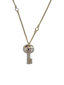 GUCCI◆ネックレス/DOUBLE G KEY/GLD/トップ有/レディース