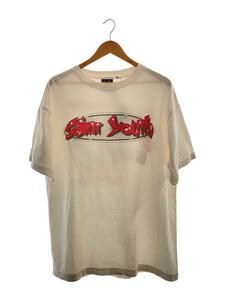 SAINT MICHAEL◆Tシャツ/XL/コットン/ホワイト/SM-S22-0000-003