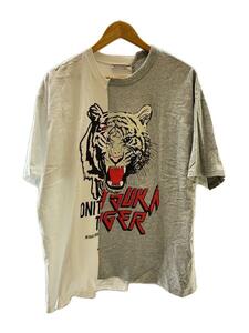 Onitsuka Tiger◆Tシャツ/L/コットン/GRY/2183b177//