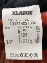 X-LARGE◆ジャケット/XL/ポリエステル/RED/チェック_画像3