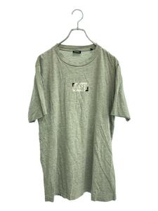 DIESEL◆Tシャツ/M/コットン/GRY/プリント//