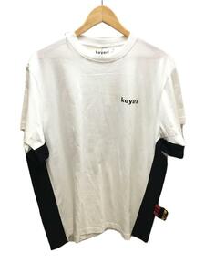 koyari/Tシャツ/L/コットン/WHT/23SS-KC01//