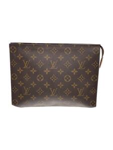 LOUIS VUITTON◆ポッシュ・トワレット26_モノグラム・キャンバス_BRW/PVC/BRW/総柄