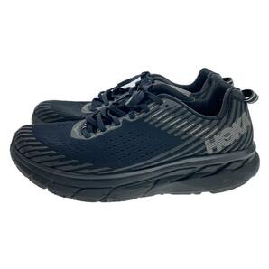 HOKA ONE ONE◆ローカットスニーカー/28cm/BLK/F27218L/CLIFTON 5//の画像1