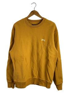 STUSSY◆スウェット/L/コットン/キャメル//