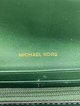 MICHAEL KORS◆長財布/-/GRN/無地/レディース/32F1GT9E9L_画像3