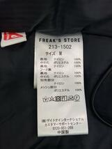 FREAK’S STORE◆ジャケット/M/ナイロン/BLK/無地/213-1502_画像3