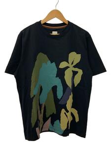 Paul Smith◆Irisプリント半袖カットソー/XL/コットン/BLK/プリント/233554 919T//